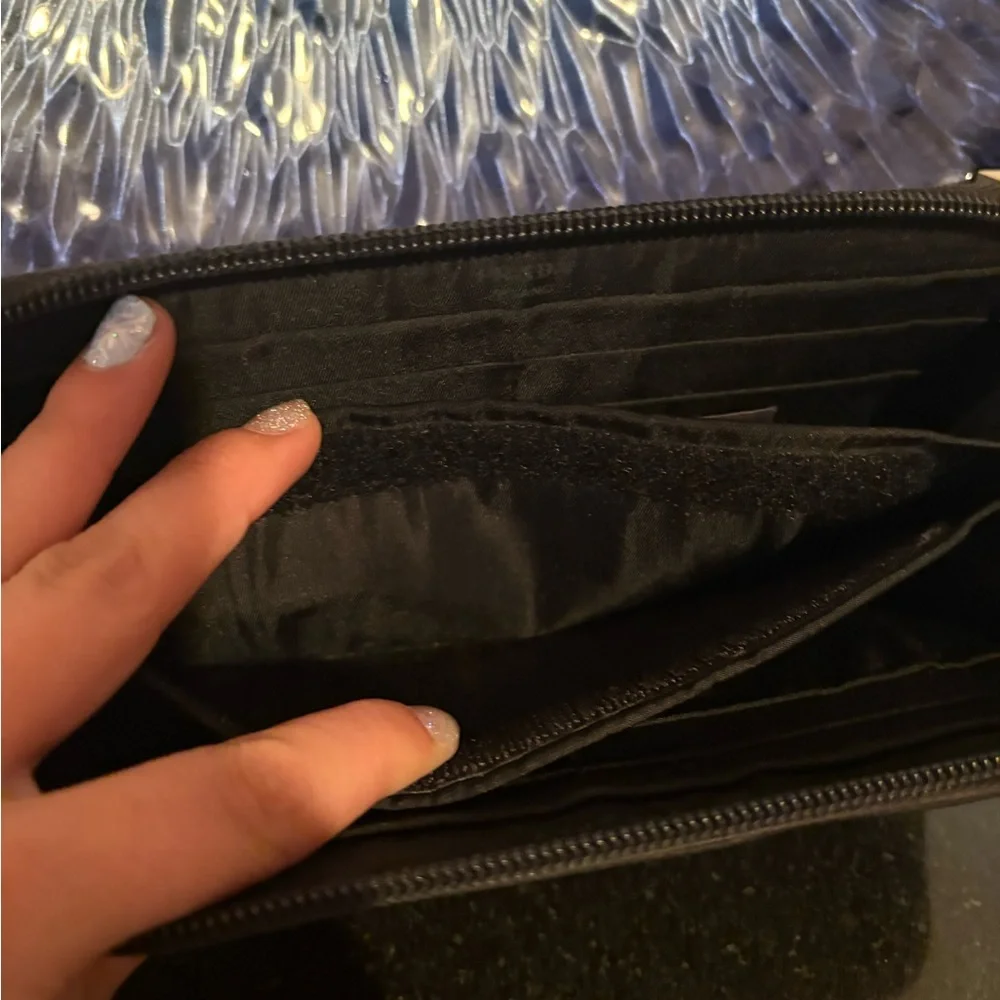 Prada EUC Black Nylon Long Zip Wallet - Picture 5 of 5